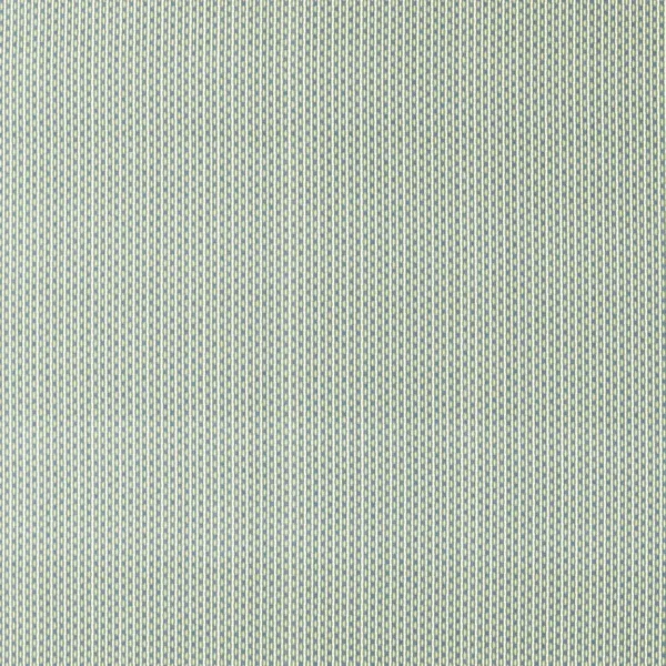 green geometric cotton fabric from Sanderson