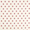 red spotted embroideried fabric from Sanderson