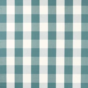 blue checked woven fabric from Sanderson