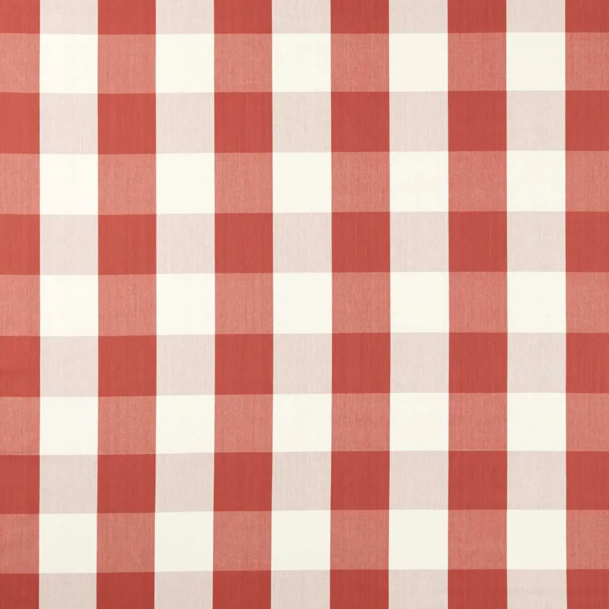 red checked woven fabric from Sanderson