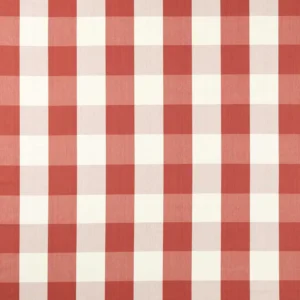 red checked woven fabric from Sanderson