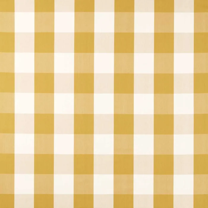 Madras Fabric - Check Golden Knot swatch
