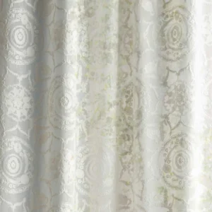 green botanical voile-sheer fabric from Sanderson