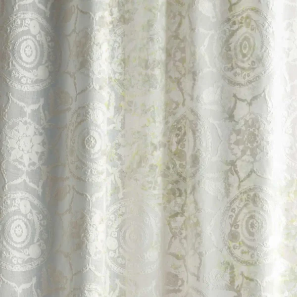 green botanical voile-sheer fabric from Sanderson