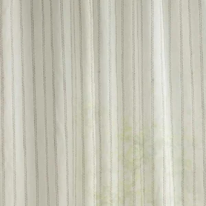multicolour striped voile-sheer fabric from Sanderson
