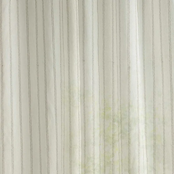 Coastal Knot Fabric - Seaspray & Kelp by multicolour striped voile-sheer fabric from Sanderson