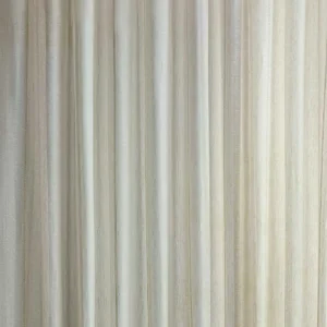 neutral striped voile-sheer fabric from Sanderson