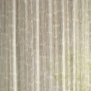 multicolour striped voile-sheer fabric from Sanderson