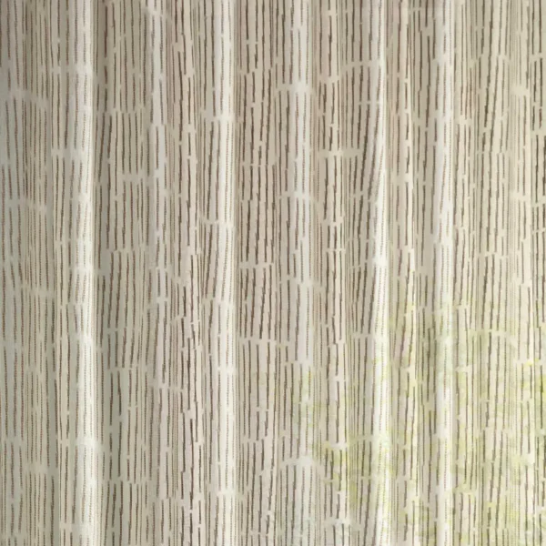 Kelp Hollow Fabric - Seaspray & Sand by multicolour striped voile-sheer fabric from Sanderson