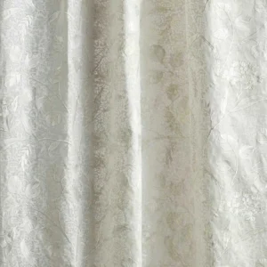 neutral botanical voile-sheer fabric from Sanderson