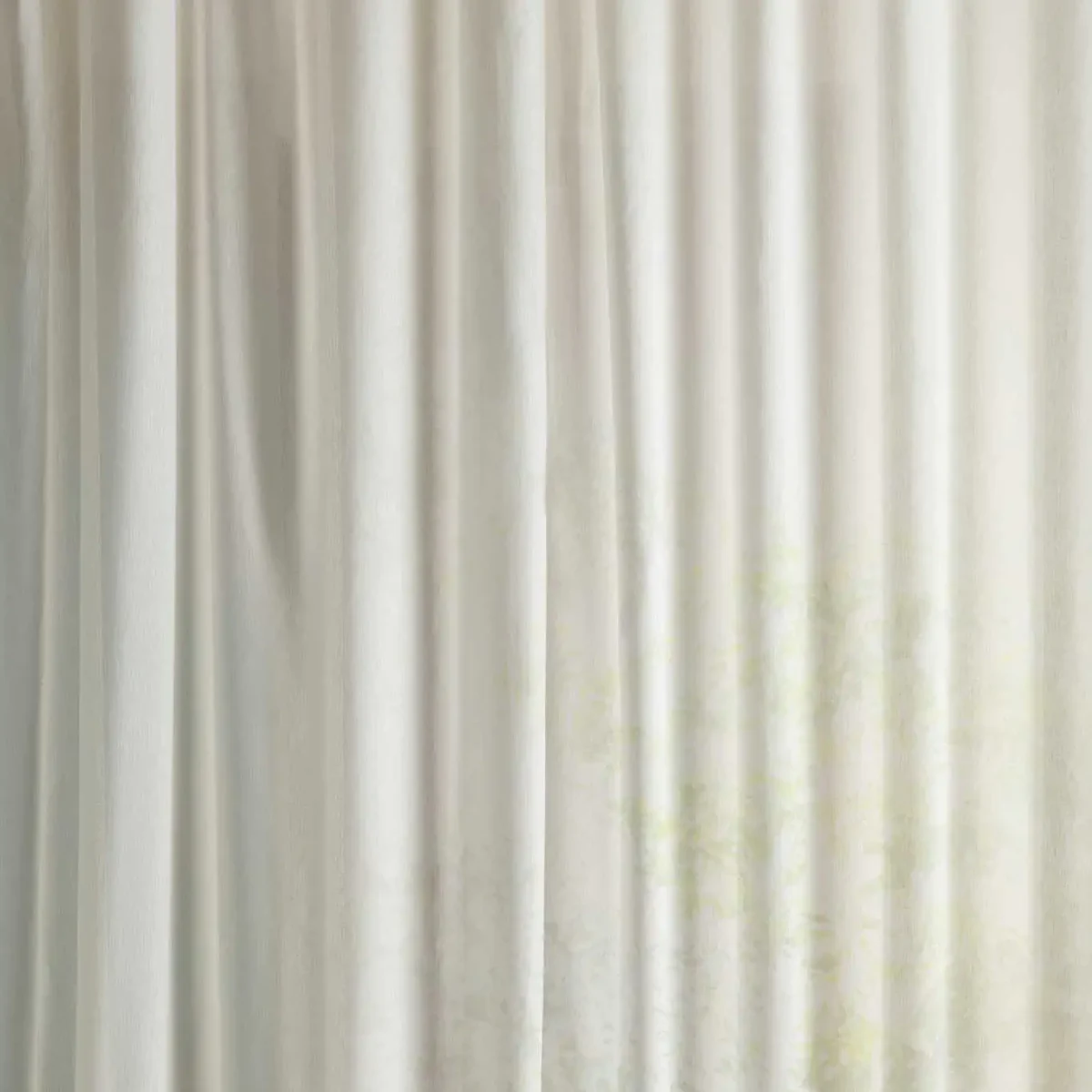Marisol Fabric - Seaspray White by white plain voile-sheer fabric from Sanderson