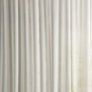 white plain voile-sheer fabric from Sanderson