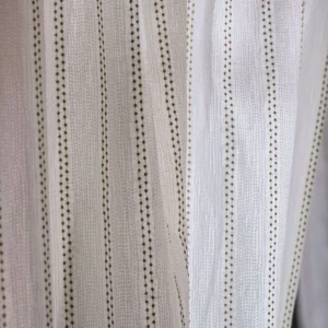 multicolour striped curtain with