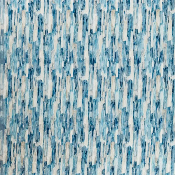 Cityscape Print Fabric - Denim by blue contemporary printed fabric from Clarke & Clarke