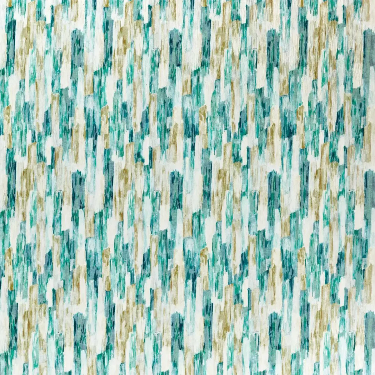 Cityscape Print Fabric - Glade by blue contemporary printed fabric from Clarke & Clarke