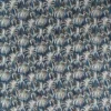 blue botanical embroideried fabric from Clarke & Clarke