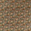 green botanical embroideried fabric from Clarke & Clarke