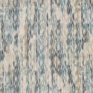 blue contemporary woven fabric from Clarke & Clarke