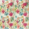 multicolour animal embroideried fabric from Clarke & Clarke