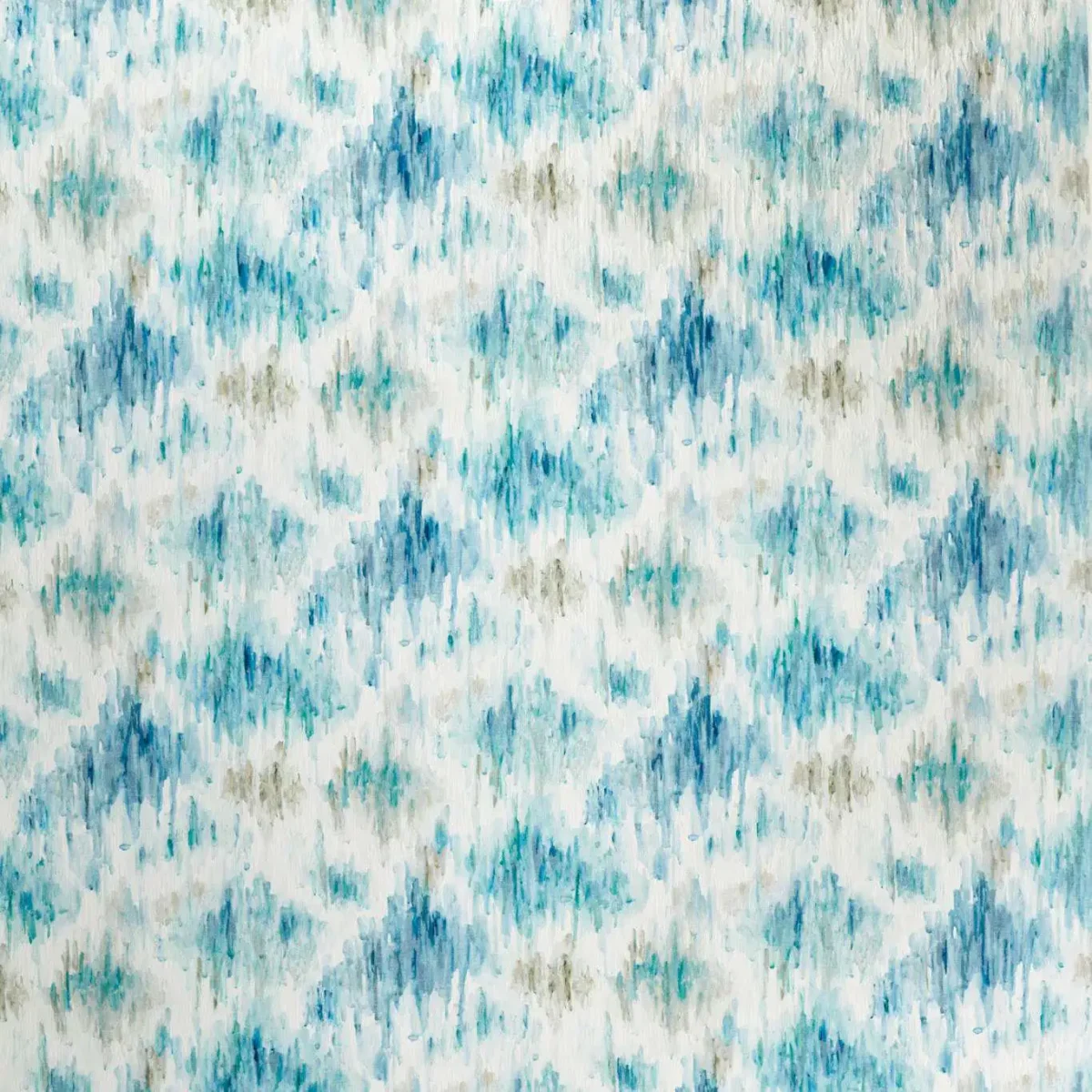 blue contemporary printed fabric from Clarke & Clarke