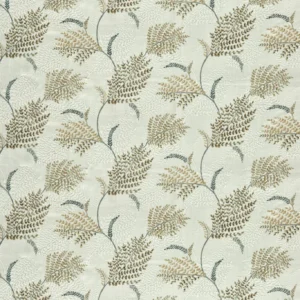 neutral botanical printed fabric from Clarke & Clarke