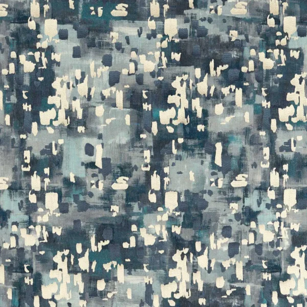 Lapis Fabric - Ink by blue misc printed fabric from Clarke & Clarke