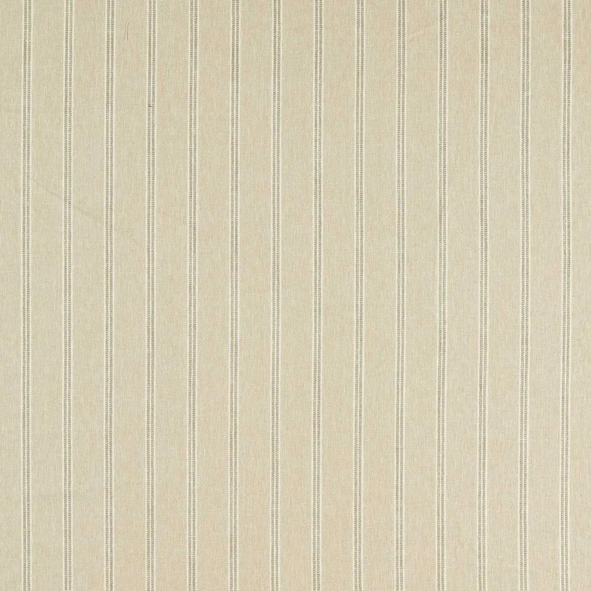 Ordo Fabric - Linen by neutral striped woven fabric from Clarke & Clarke
