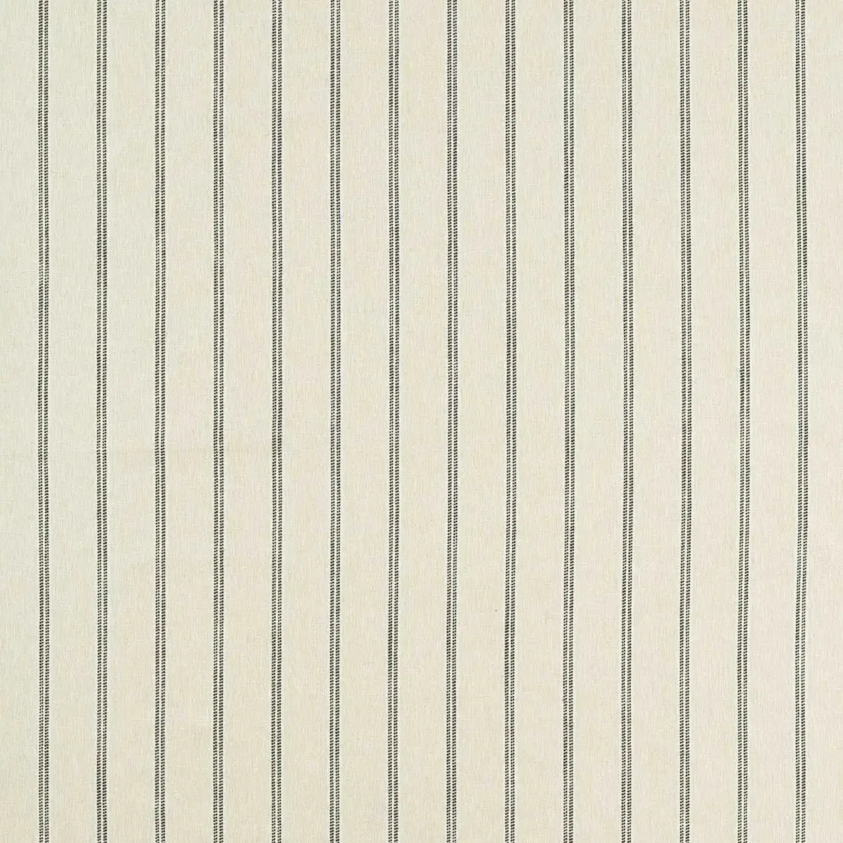 Ordo Fabric - Charcoal / Ivory by black-grey striped woven fabric from Clarke & Clarke