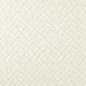neutral contemporary embroideried fabric from Clarke & Clarke
