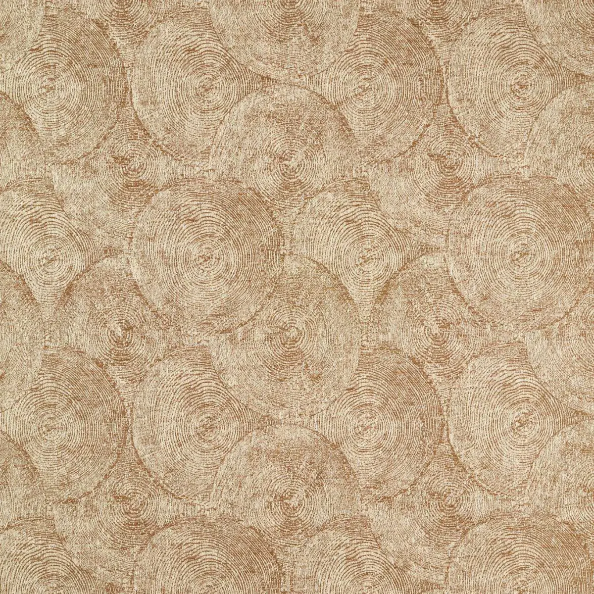 Silvan Weave Fabric - Camel by neutral botanical woven fabric from Clarke & Clarke