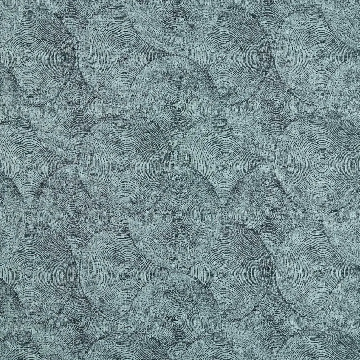 Silvan Weave Fabric - Ink by black-grey botanical woven fabric from Clarke & Clarke