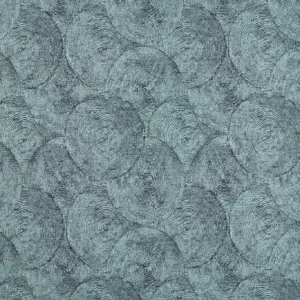 black-grey botanical woven fabric from Clarke & Clarke