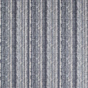 blue striped woven fabric from Clarke & Clarke