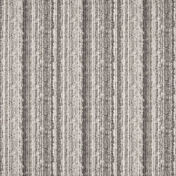 Striatus Fabric - Charcoal by black-grey striped woven fabric from Clarke & Clarke