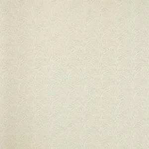 neutral botanical embroideried fabric from Clarke & Clarke
