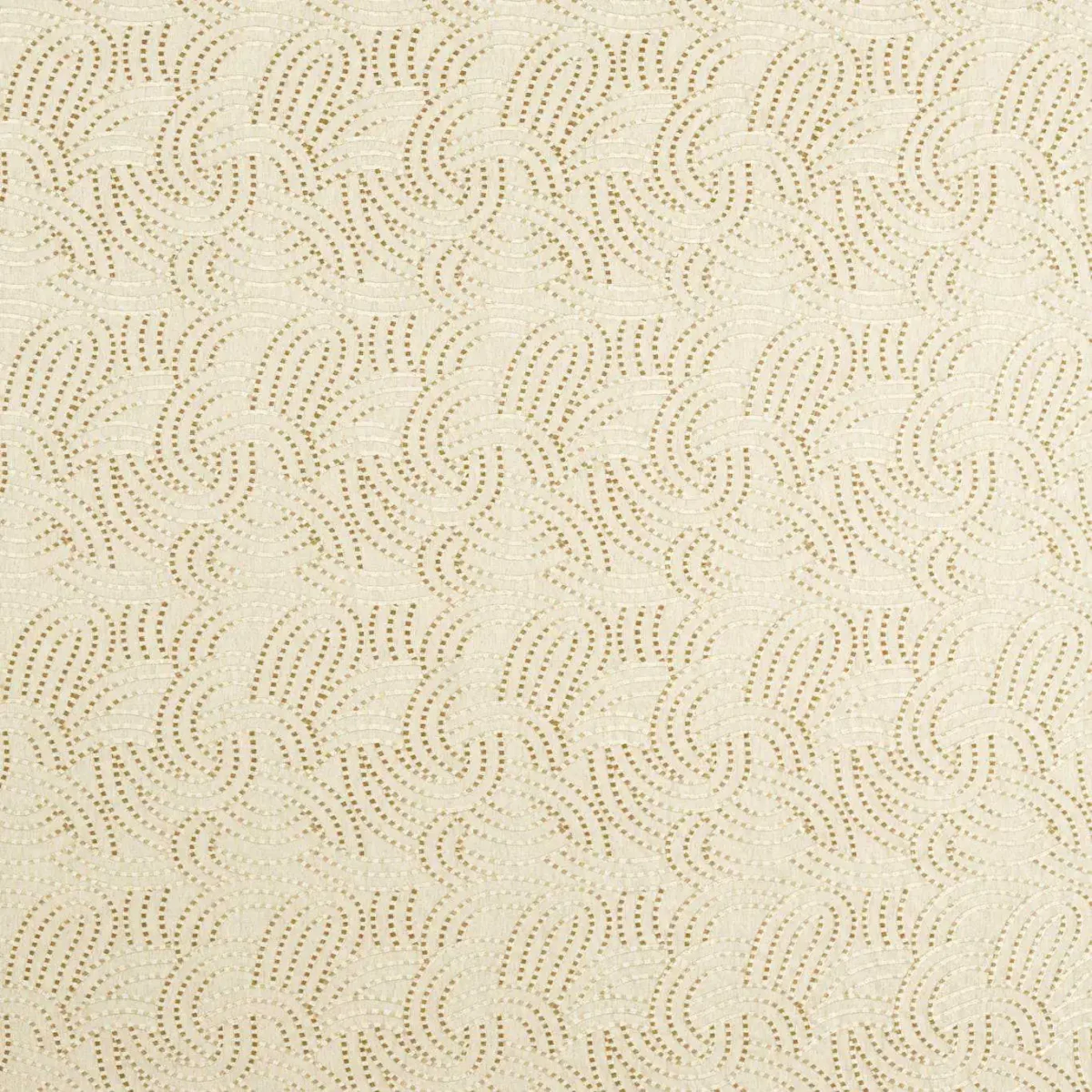 Volu Fabric - Maize by neutral contemporary embroideried fabric from Clarke & Clarke