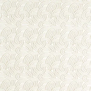 neutral contemporary embroideried fabric from Clarke & Clarke