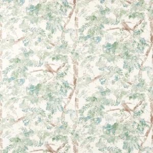 green botanical printed fabric from Harlequin