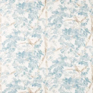 blue botanical printed fabric from Harlequin