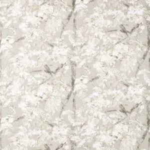neutral botanical printed fabric from Harlequin