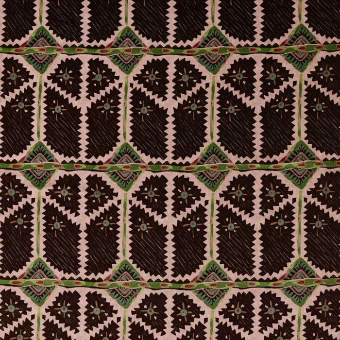 Brocha Fabric - Blush /  Charcoal – Blush / Charcoal swatch