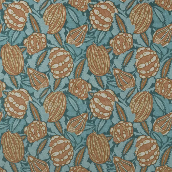 Zenith Fabric - Terracotta /  Azul – Terracotta / Azul swatch