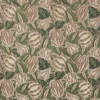green botanical velvet-chenille fabric from Harlequin