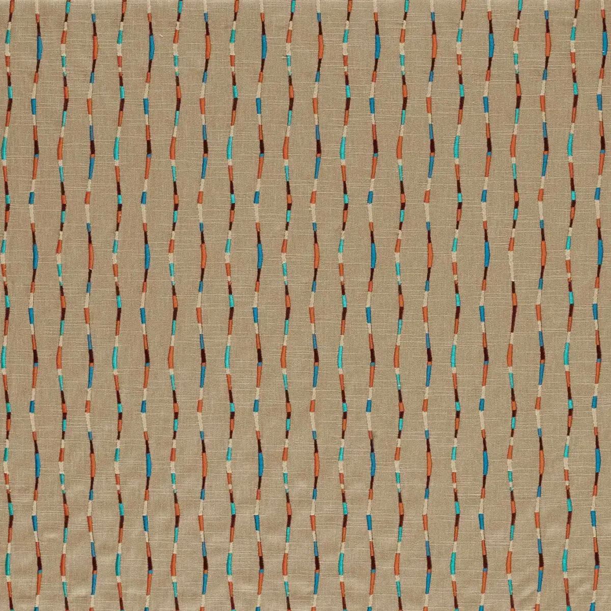 multicolour striped woven fabric from Harlequin