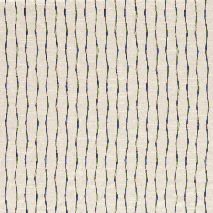 Morelia Fabric - Indigo /  Malachite – Indigo / Malachite swatch