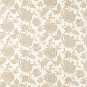 neutral botanical embroideried fabric from Harlequin
