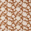 brown botanical embroideried fabric from Harlequin