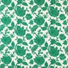 green botanical embroideried fabric from Harlequin