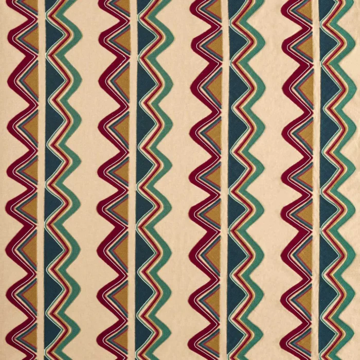 Kaleido Fabric - Scarlet /  Midnight – Scarlet / Midnight swatch