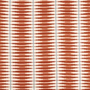red striped embroideried fabric from Harlequin